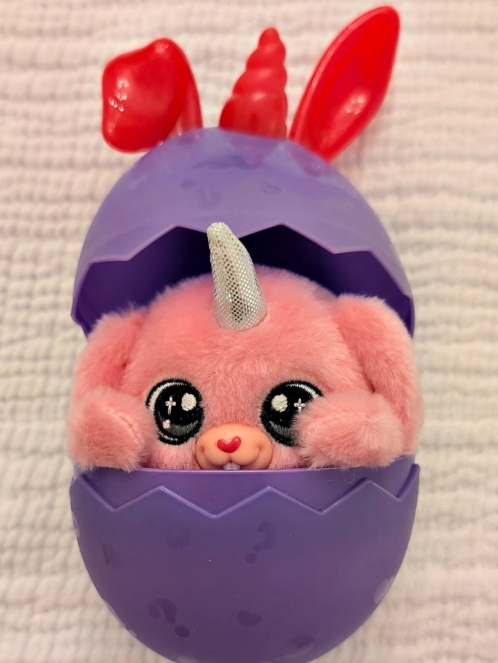 ZURU Rainbocorns Bunnycorn Surprise Pink Plush Toy Pomme